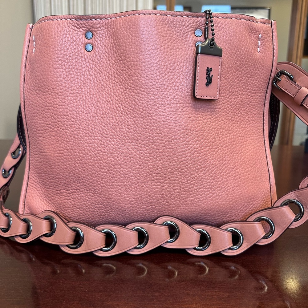 Coach Rogue 30 Bag with Chain-Link Detail